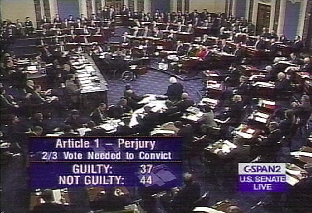Hoy en Historia: 12 de febrero, Clinton absuelto en juicio de juicio político