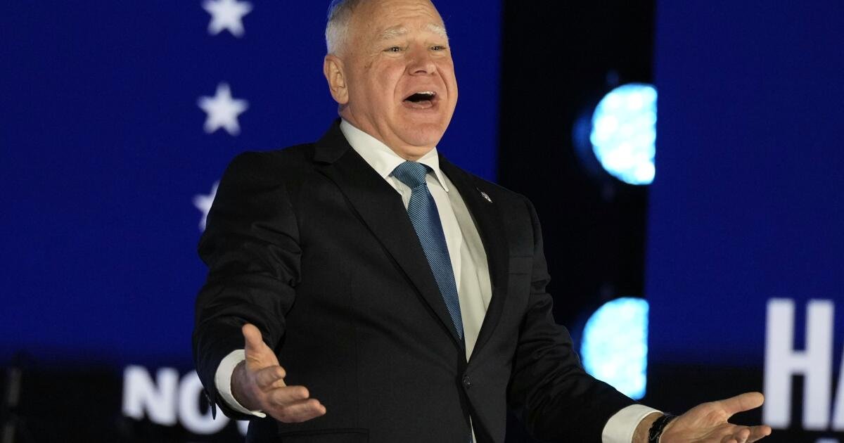 Walz de Minnesota considerará una tercera carrera para gobernador en lugar de buscar un escaño en el Senado de los Estados Unidos