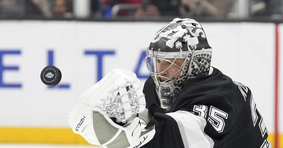 El regreso estelar de LA de Darcy Kuemper no sorprende a Kings