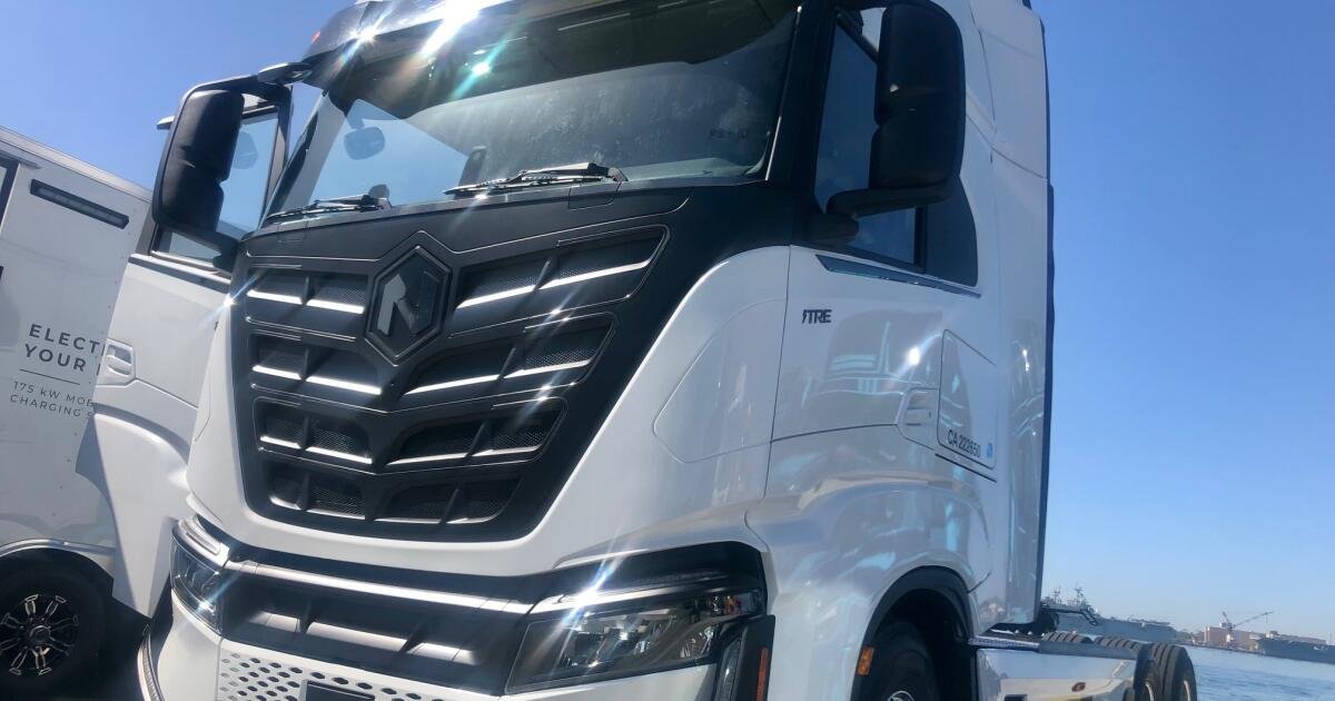 Startup de camiones eléctricos Nikola archivos para bancarrota