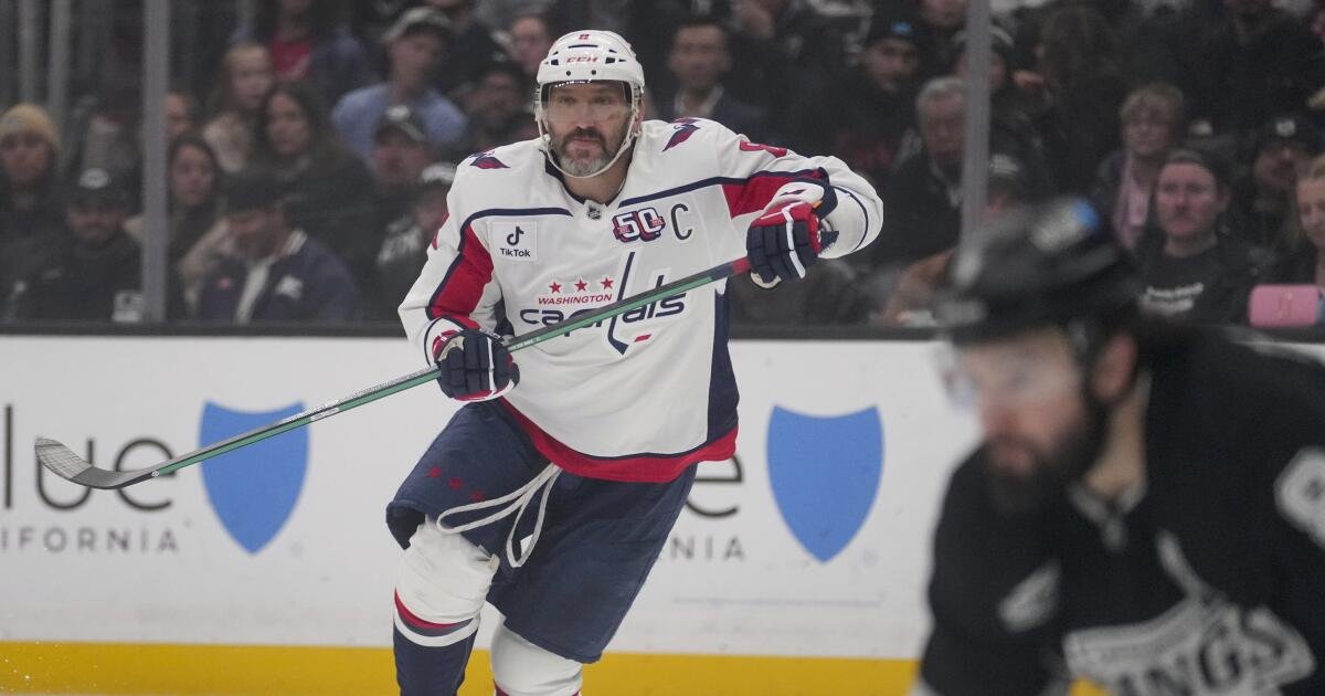 Kings excluyó a Capitales, sostenga a Alex Ovechkin sin una oportunidad en busca de Gretzky Mark