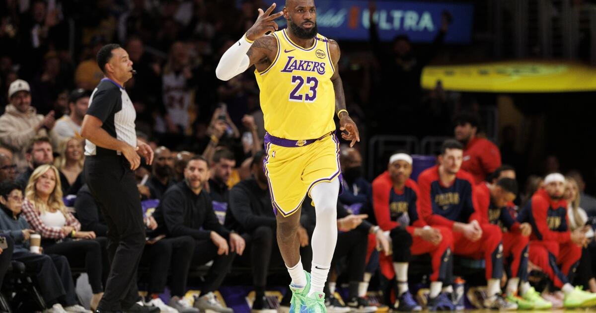 Luka Doncic, LeBron James son dominantes ya que los Lakers extienden la racha de victorias a siete