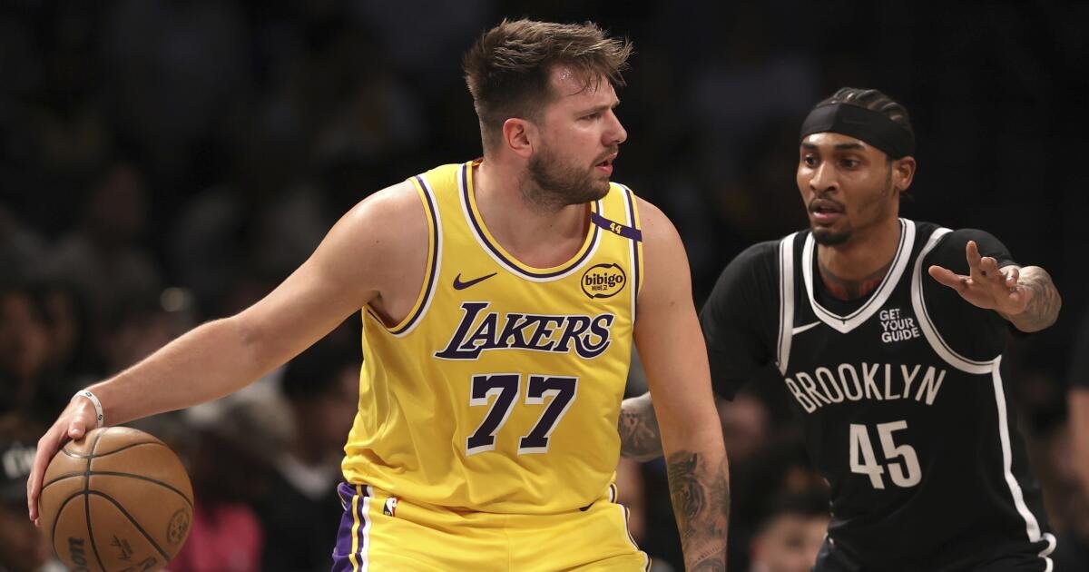 El triple-doble de Luka Doncic no es suficiente para salvar a los Lakers sin LeBron en pérdida de redes