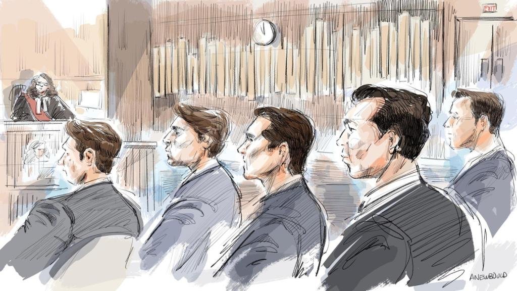 Los ex jugadores de hockey junior mundial se declaran inocentes en el juicio de asalto sexual