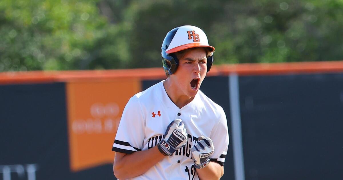 Las 25 mejores clasificaciones de béisbol de la escuela secundaria del Times