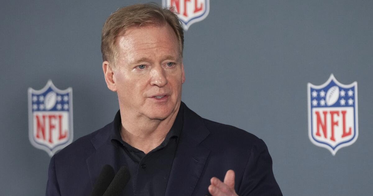 Roger Goodell dice que la NFL todavía se compromete con la diversidad, a pesar de las políticas anti-DEI de Trump