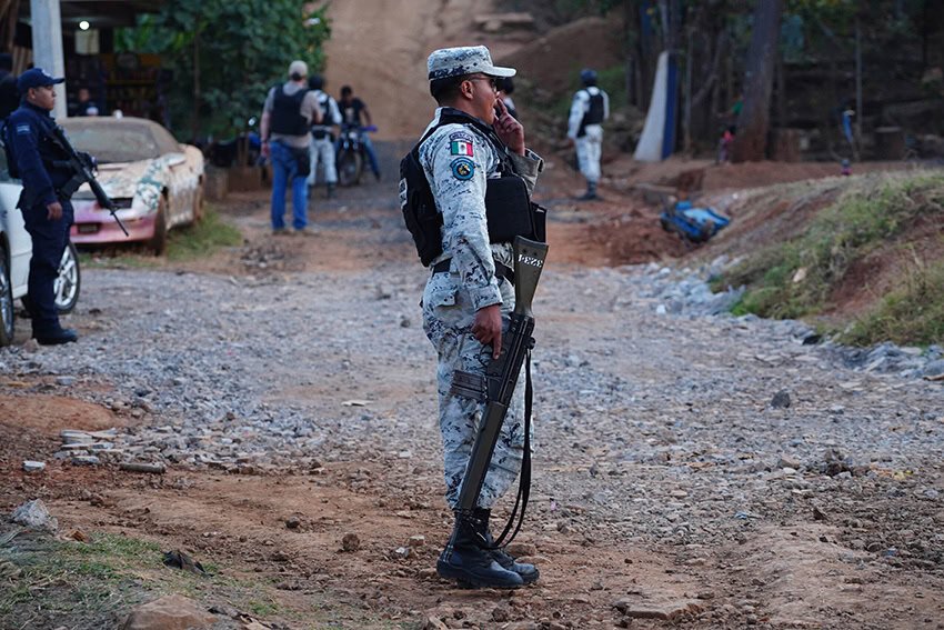 8 miembros de la Guardia Nacional de México asesinados en explosión de mina terrestre