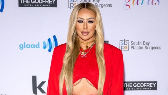 LOS ANGELES, CALIFORNIA - JUNE 01: Singer Aubrey O'Day attends Gurus Magazine's #30VOICES30DAYS Cover Launch Party at The Godfrey Hotel Hollywood on June 01, 2024 in Los Angeles, California. (Photo by Amanda Edwards/Getty Images)