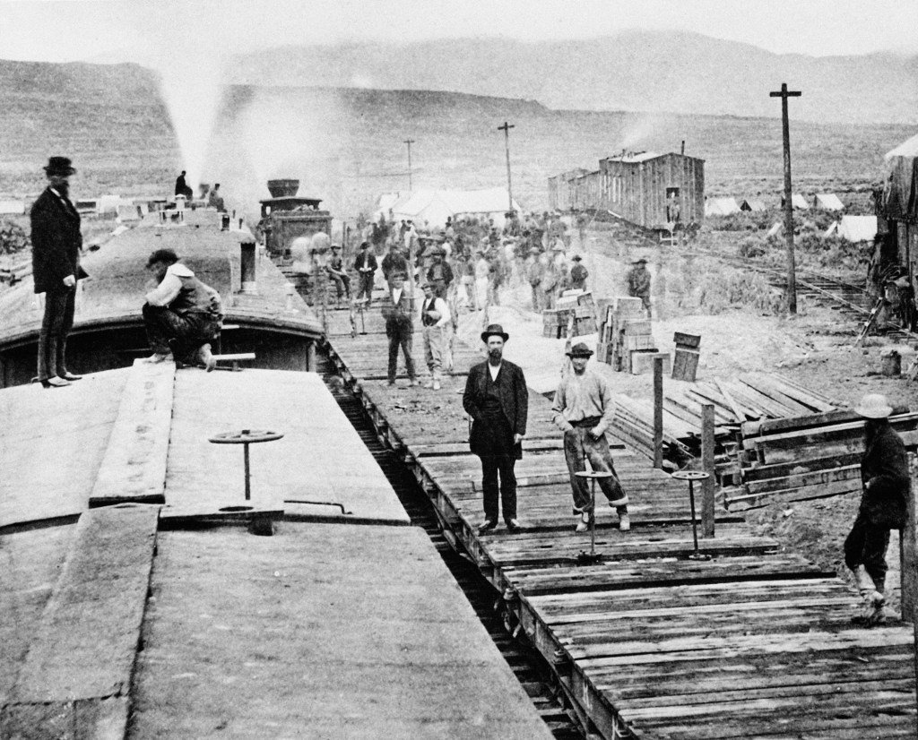 Hoy en la historia: 10 de mayo, Golden Spike completa Transcontinental Railway