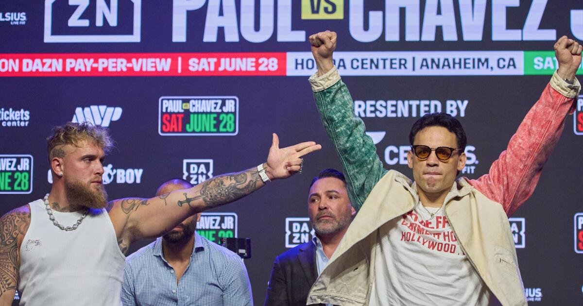 Jake Paul y Julio César Chávez Jr. se cuestionan las habilidades del otro antes de Anaheim Bout