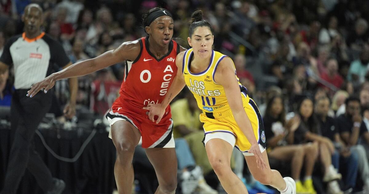 Las chispas no pueden detener a A'ja Wilson y Ases en el regreso de Kelsey Plum a Las Vegas