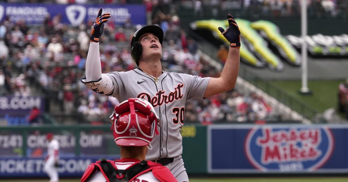 Pitching Woes vuelve a golpear a los ángeles en la derrota de Blowout ante Detroit Tigers