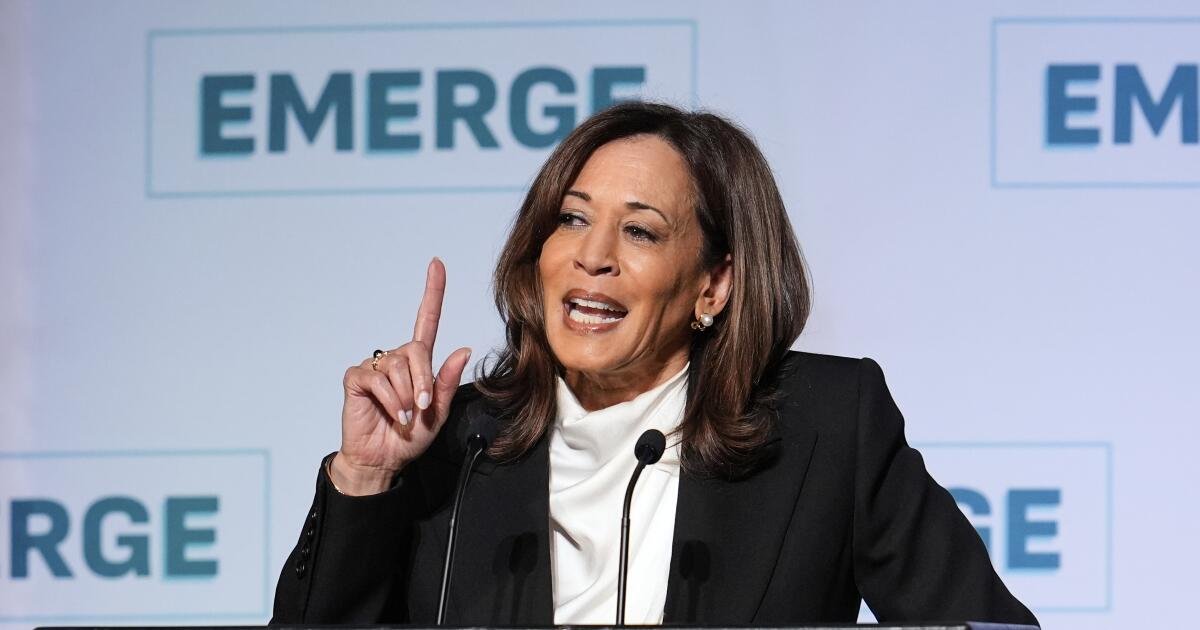 Kamala Harris explota las políticas de Trump en el primer discurso importante desde que dejó el cargo
