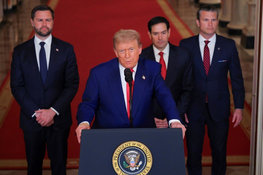 VISTA: Trump se dirige a la nación después de que los huelga militar de los Estados Unidos en las instalaciones nucleares de Irán