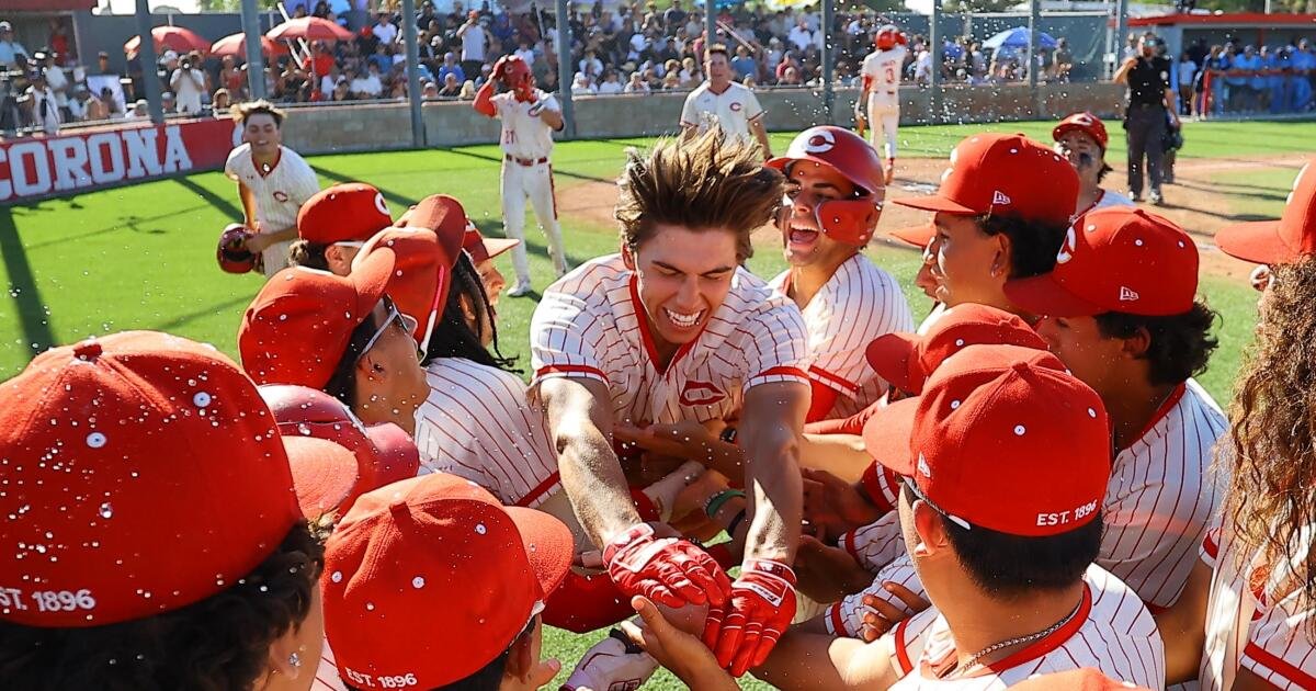 Jugador de béisbol del año del Times: Seth Hernández de Corona