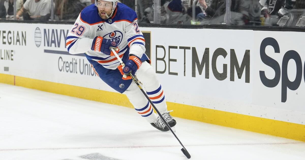 El gol de tiempo extra de Leon Draisaitl levanta a Edmonton sobre Florida en el Juego 1 de la final de la Copa Stanley