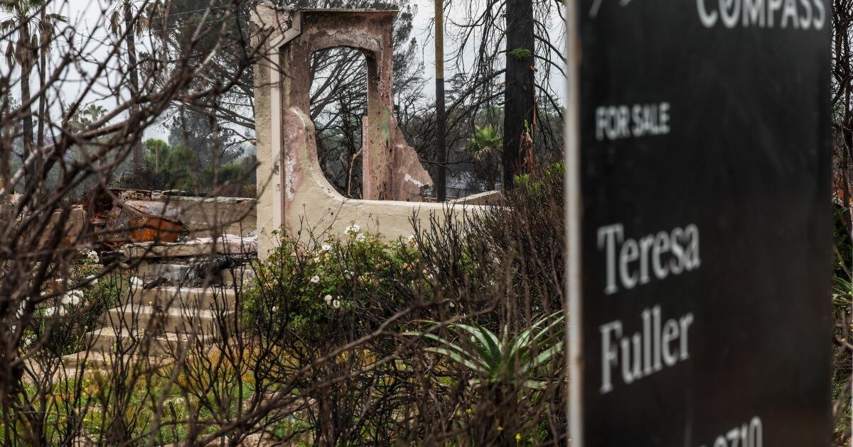 'Desafortunadamente, Altadena está a la venta': los desarrolladores están comprando lotes quemados