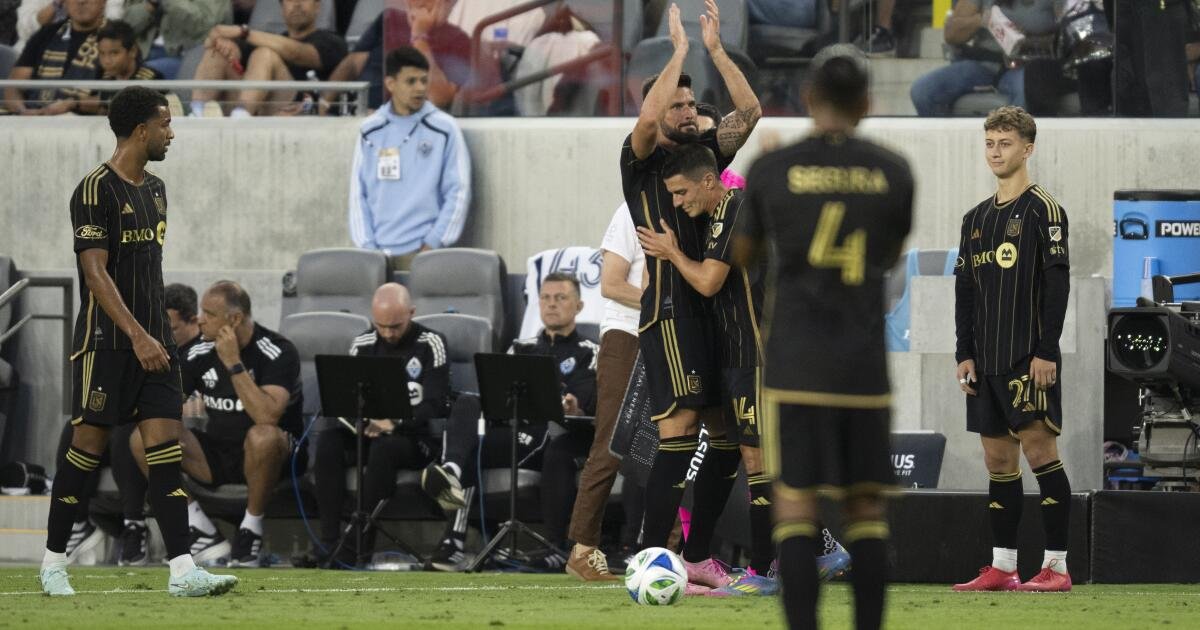 LAFC pierde en el último juego de Olivier Giroud con el equipo