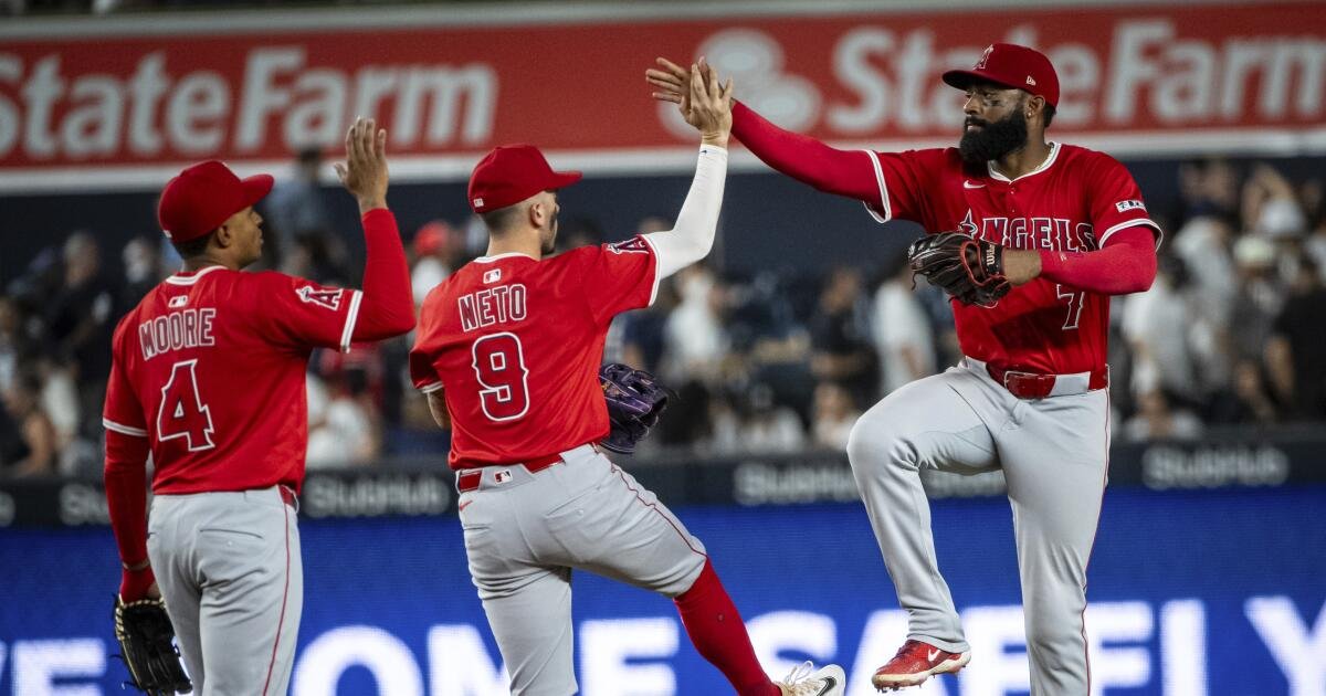 Angels extiende su racha ganadora y toma series contra Yankees