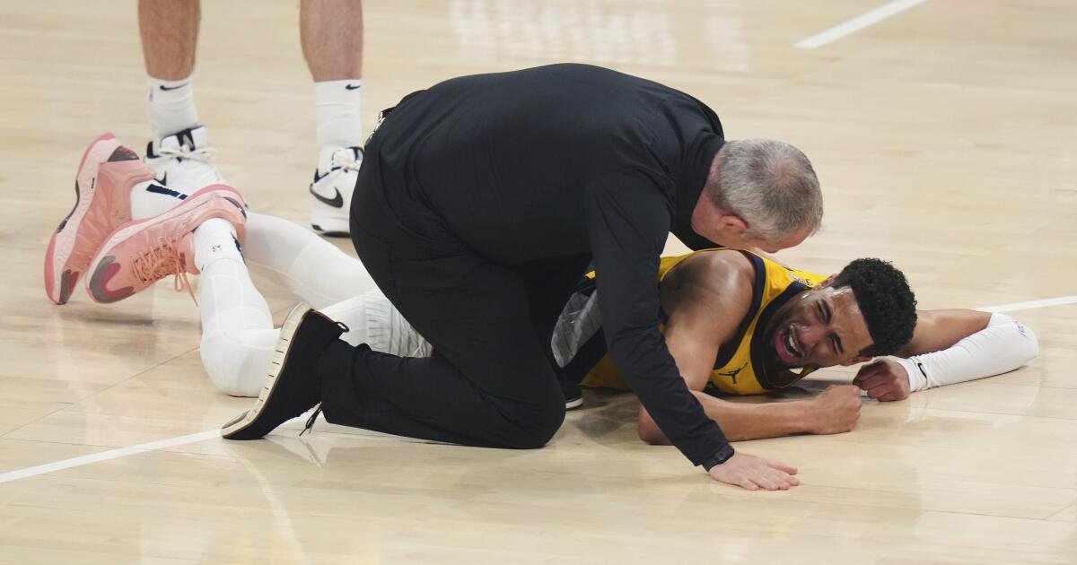 Tyrese Haliburton de los Pacers más último para sucumbir a Aquiles desgarrados durante los playoffs de la NBA
