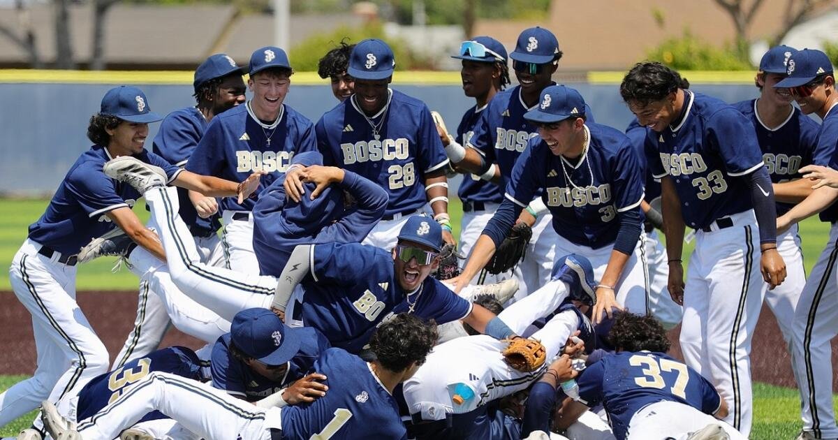 St. John Bosco gana el título de béisbol regional de la División I con una blanqueada