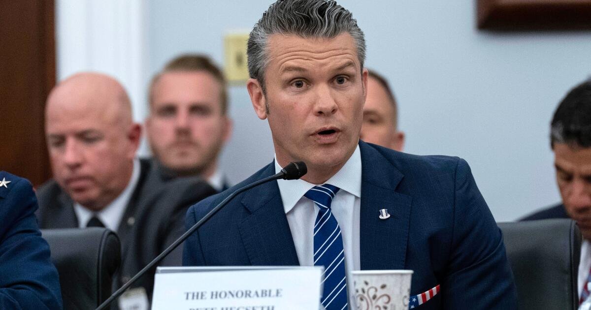 Hegseth enfrenta preguntas agudas del Congreso sobre el despliegue de tropas a Los Ángeles
