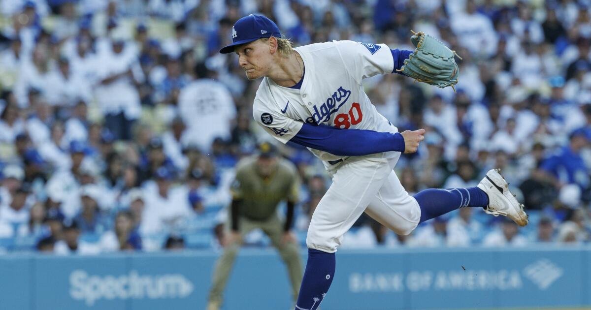 Emmet Sheehan impresiona a su regreso de la cirugía de Tommy John en la dramática victoria de los Dodgers
