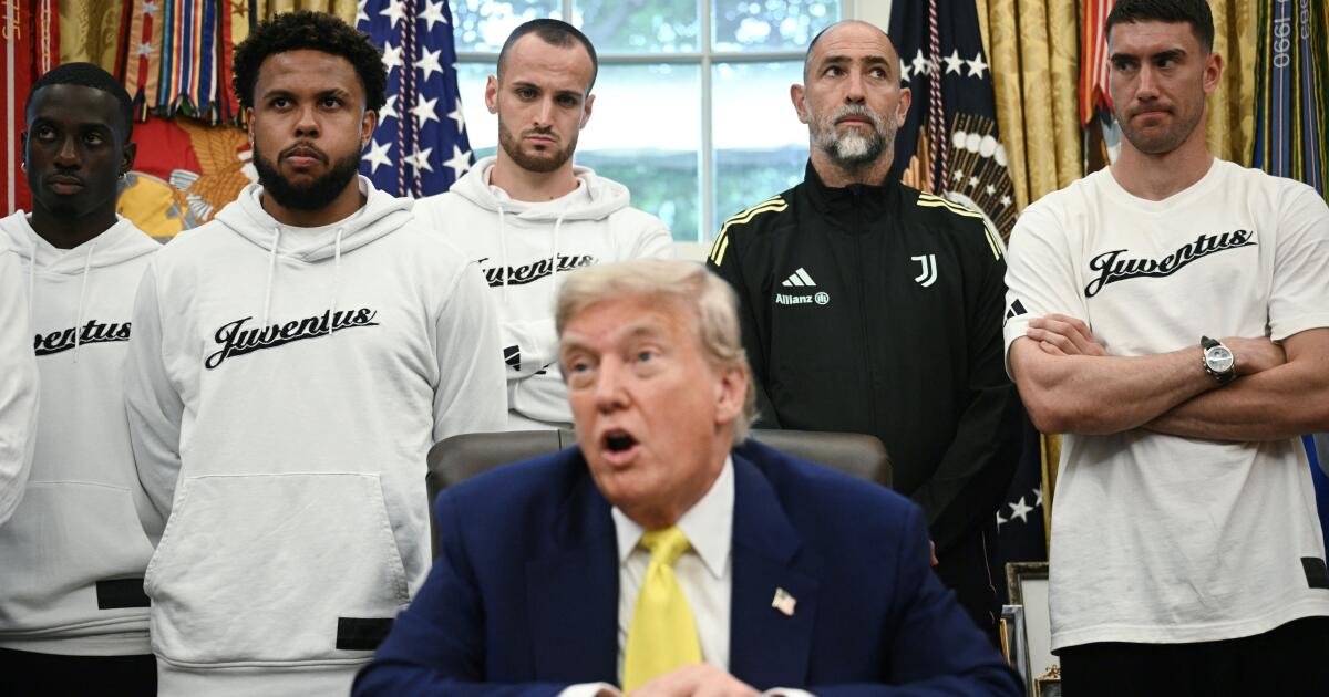 Los jugadores de la Juventus confundieron por la visita con Trump en la Casa Blanca: «Solo quiero jugar al fútbol, ​​hombre»