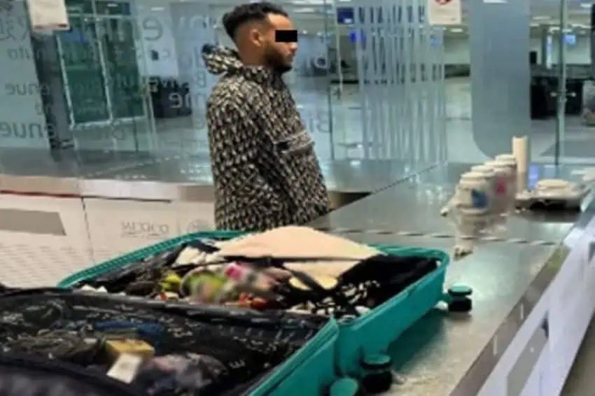 National extranjero atrapado con más de un millón de pesos de ketamina en el aeropuerto de Cancún