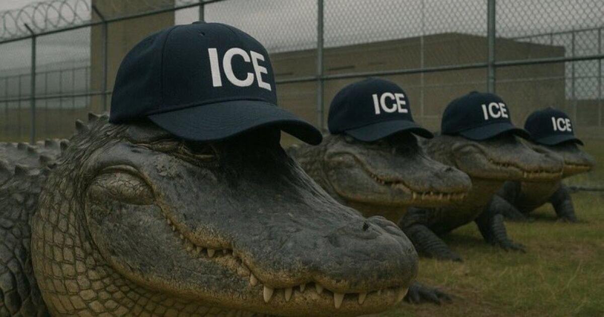 Con ‘Alligator Alcatraz’, Trump y DeSantis definen su política de inmigración como una farsa trágica