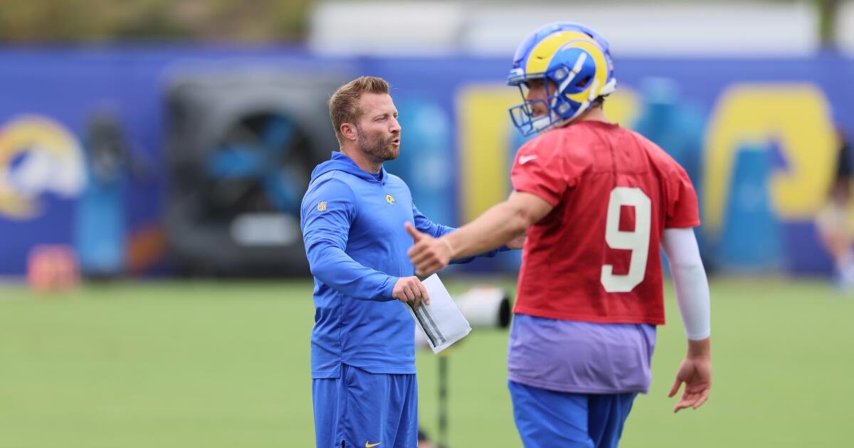 Matthew Stafford se perderá al menos otra semana de campamento de entrenamiento de Rams