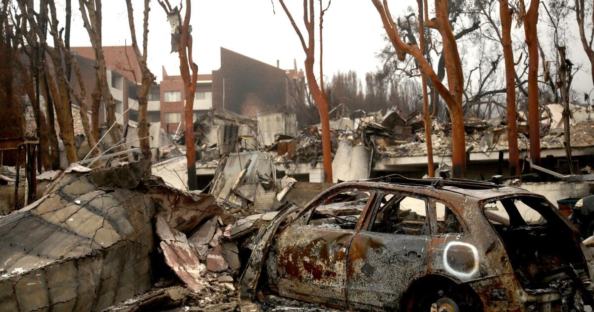Enero El daño de los incendios forestales podría totalizar $ 51.7 mil millones dentro de los límites de la ciudad de Los Ángeles