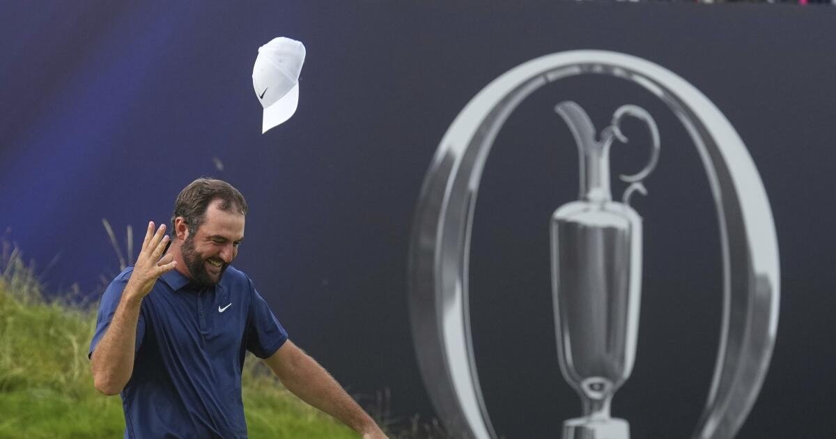 Scottie Scheffler llega a su primera carrera en la victoria del Abierto Británico