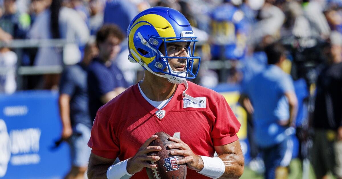 ¿La mejor copia de seguridad de Matthew Stafford? Por qué los Rams aman a Jimmy Garoppolo
