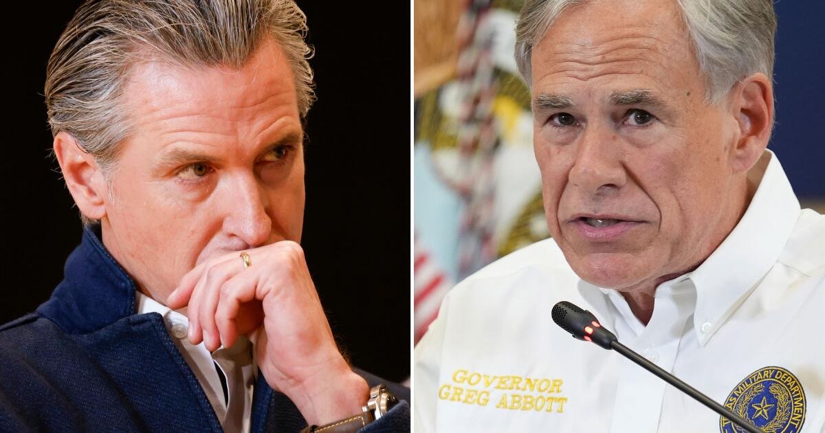 Newsom amenaza a Texas por el captura de poder. El esta soplando humo