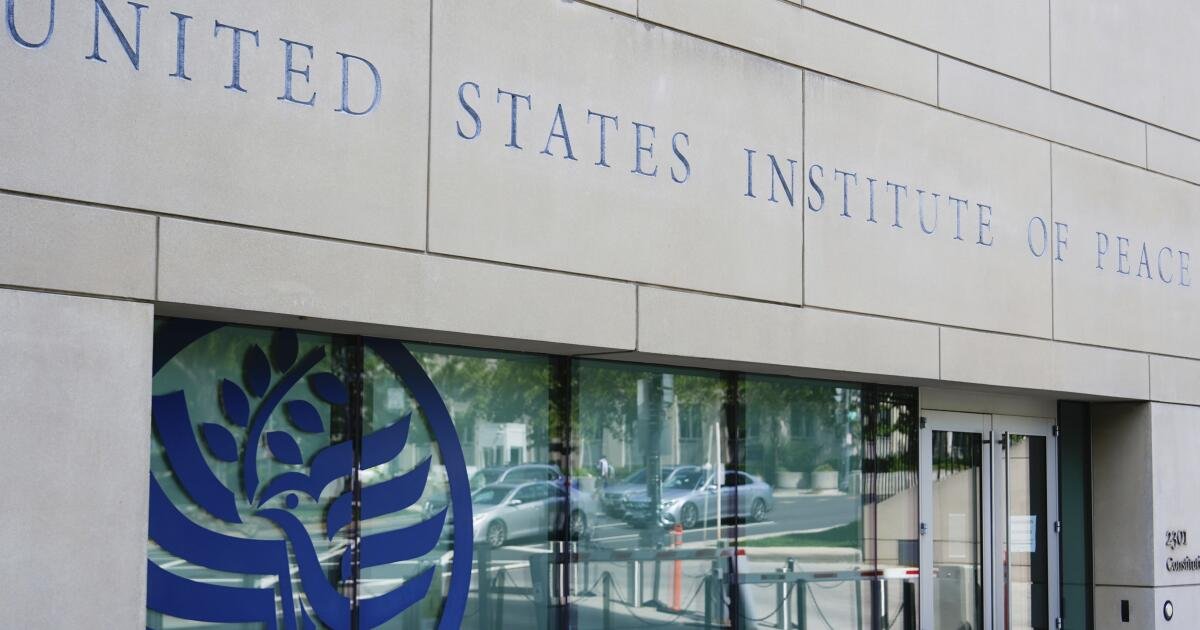 El controvertido funcionario disparó en el primer mandato de Trump designado por el Jefe del Instituto de Paz de los Estados Unidos