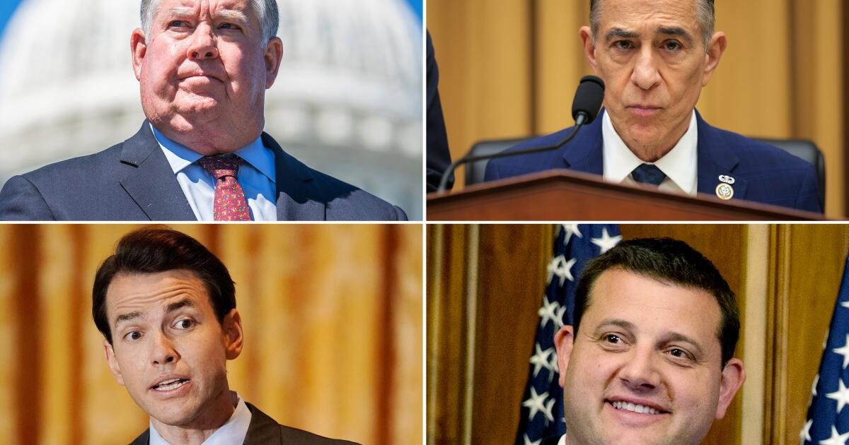 Los distritos del Congreso redibujados de California podrían ser una mala noticia para estos republicanos