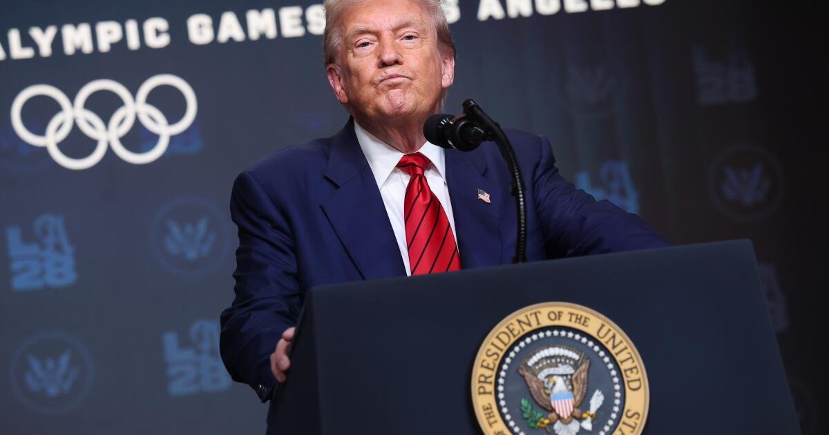 ¿Personas sin hogar en campamentos de detención? Los miedos crecen sobre Trump y los Juegos Olímpicos