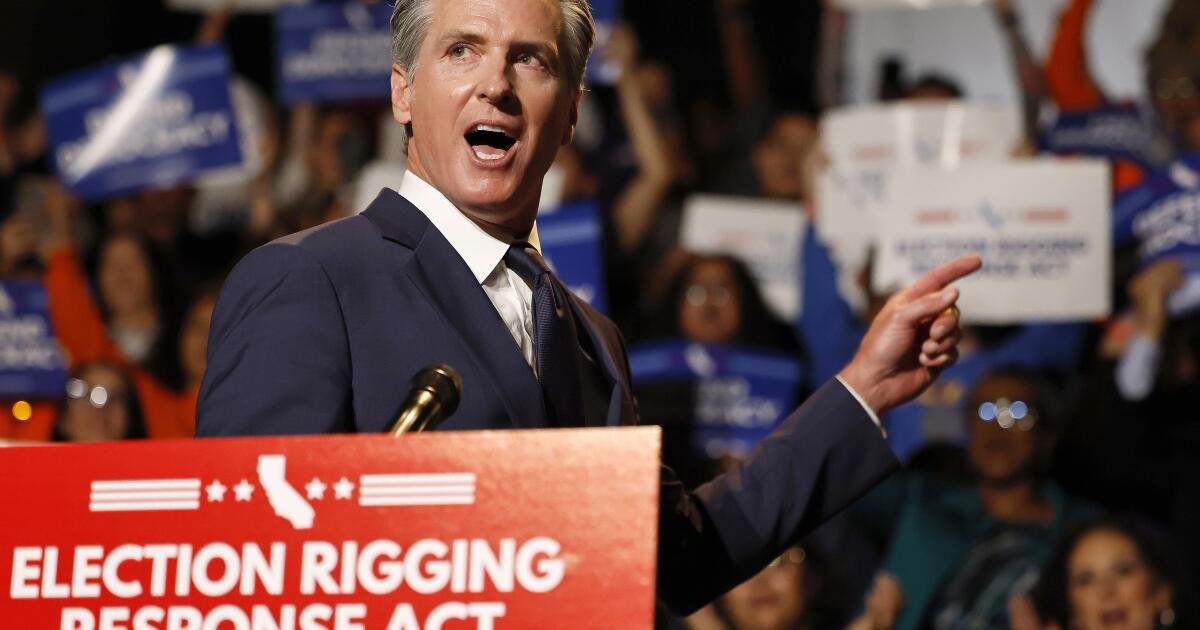 El movimiento de redistribución de distritos de Newsom no es bonito. Los líderes republicanos de California son más feas