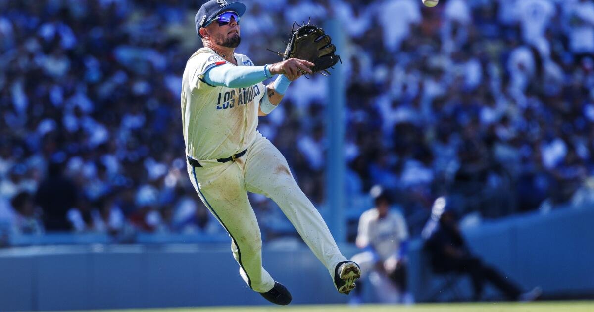 Los Dodgers harán algunos cambios de alineación el miércoles y el jueves