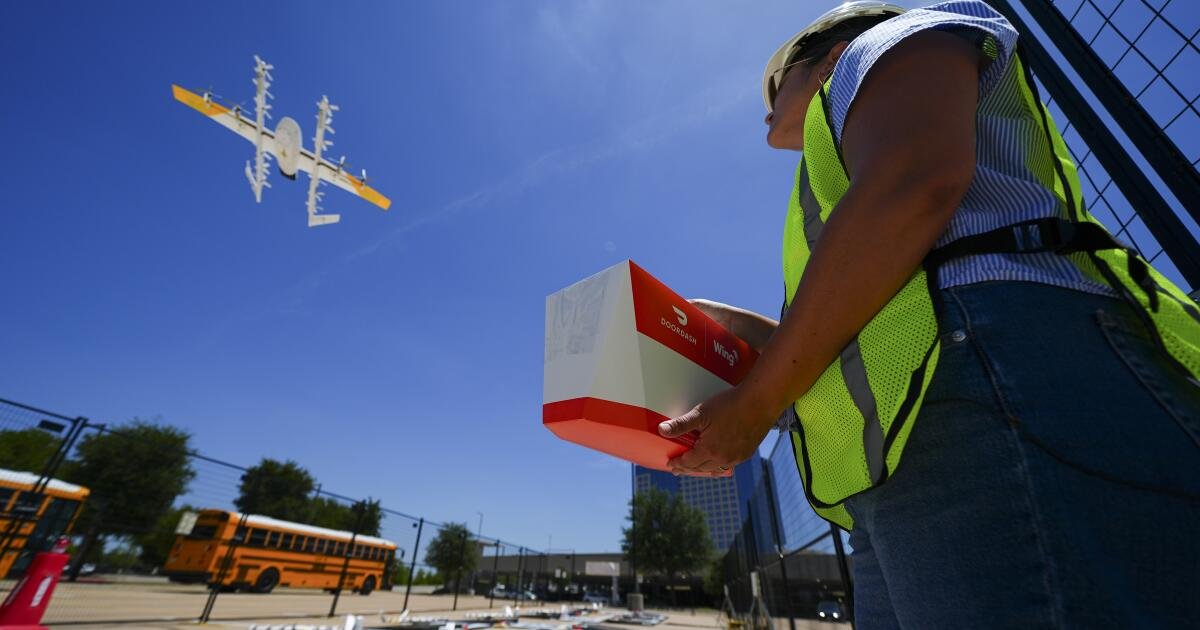 Doordash planea probar entregas de drones en el almacén de San Francisco