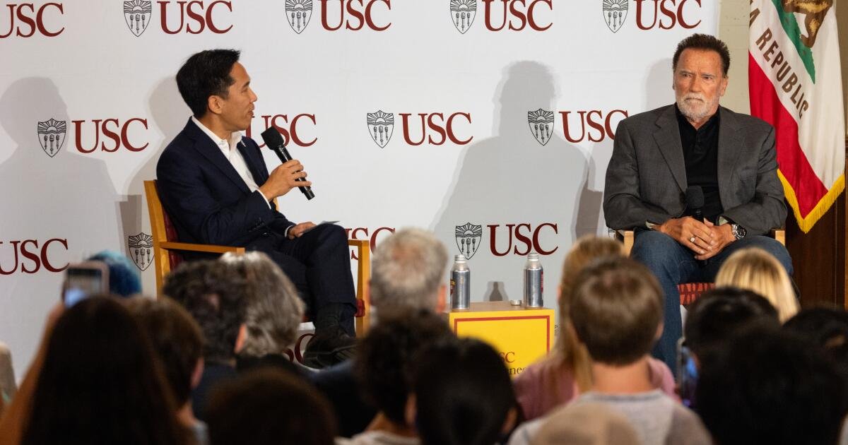 Schwarzenegger disminuye la polarización, critica el esfuerzo de gerrymandering de Newsom