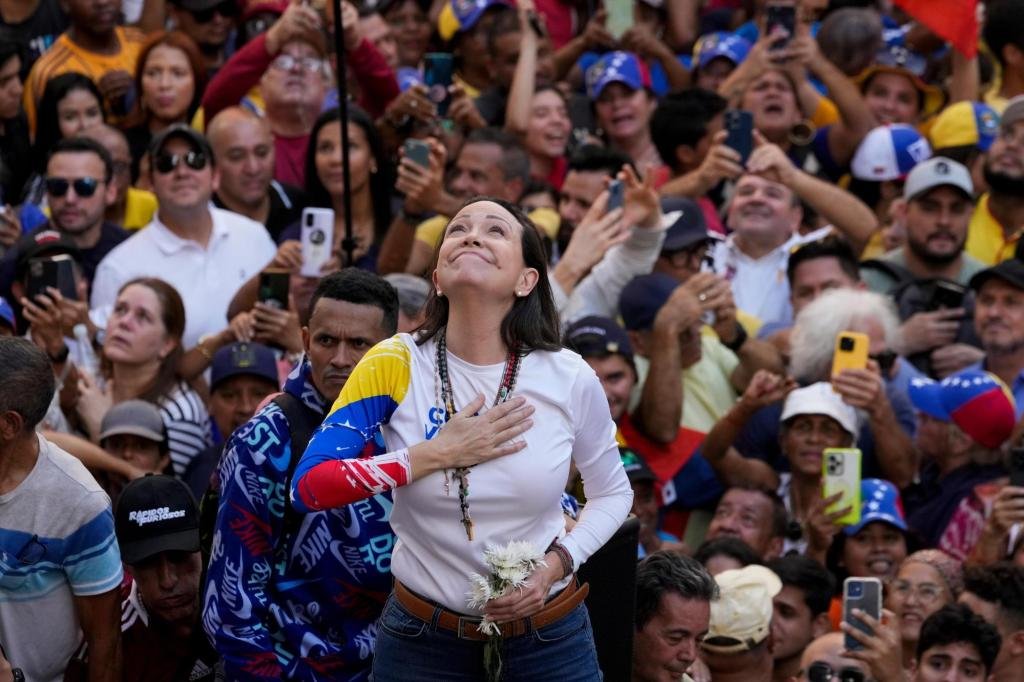 La líder opositora venezolana María Corina Machado gana el Premio Nobel de la Paz