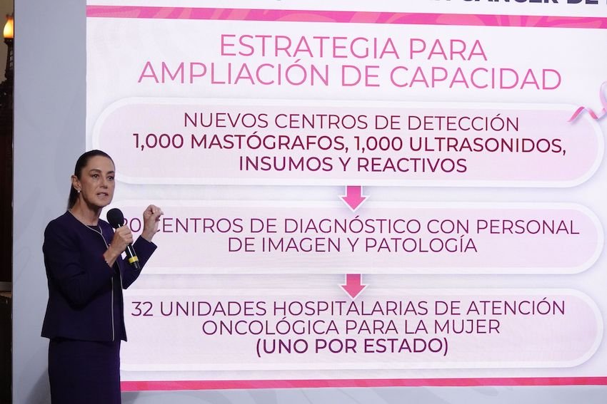 Ministerio de Salud anuncia programa de prevención del cáncer de mama por 8 mil millones de pesos: resumen de la mañanera del martes