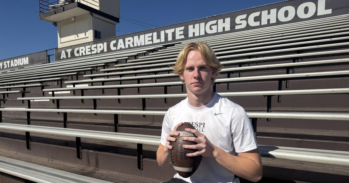 El estudiante de segundo año Chase Curren muestra un gran potencial para el invicto Crespi