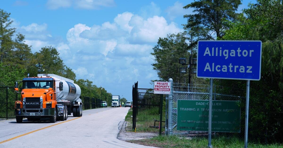 Los federales reembolsan a Florida $ 608 millones por los costos de ‘Alligator Alcatraz’