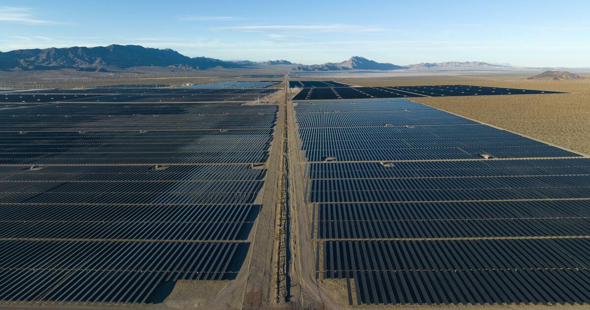 Estados Unidos cancela importante proyecto solar en Nevada que Biden había apoyado