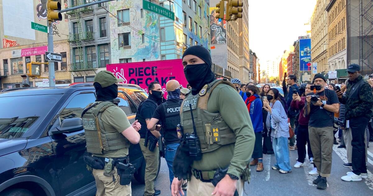Vendedores en Canal Street de Nueva York dicen que fueron acosados y les pidieron que mostraran documentos en una redada de inmigración