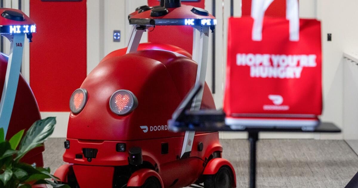 Por qué DoorDash está ampliando su flota de entrega de robots en Los Ángeles