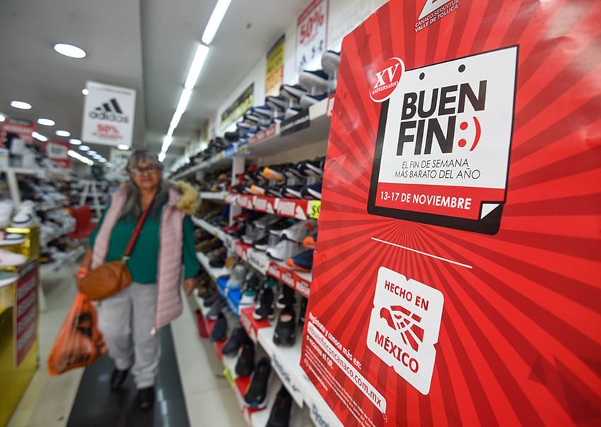 Buen Fin sign in store
